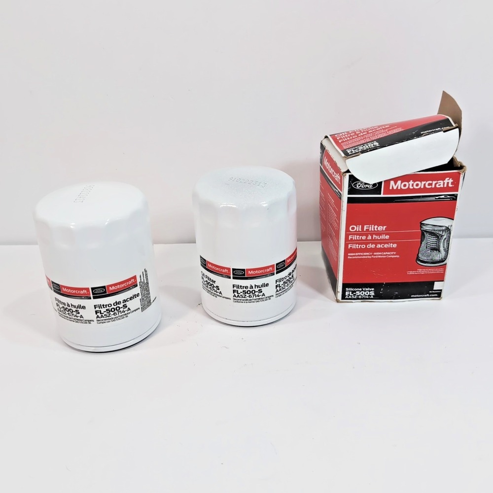 Genuine Motorcraft Professional Engine Oil Filter FL-500S AA5Z-6714-A (Lot of 2)